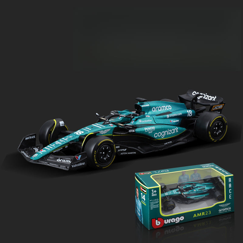 Bburago 1:43 Aston Martin F1 2023 Diecast Car Model MODCOLS