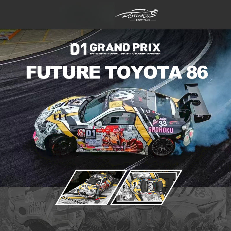 DORIMONS Drift Team 1:64 Toyota 86 D1 Drift Diecast Model MODCOLS