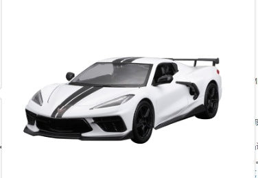 Maisto 1:24 2020 Chevrolet Corvette White Die Cast Car Model MODCOLS