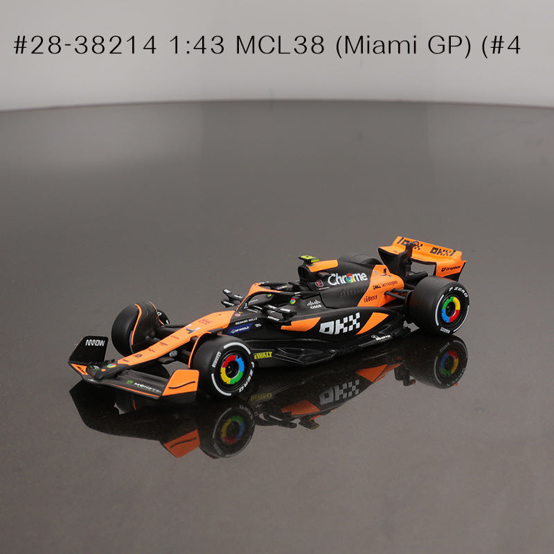 Bburago 1:43 McLaren MCL60 2023 F1 Die cast Model Car Formula 1 Collectible MODCOLS