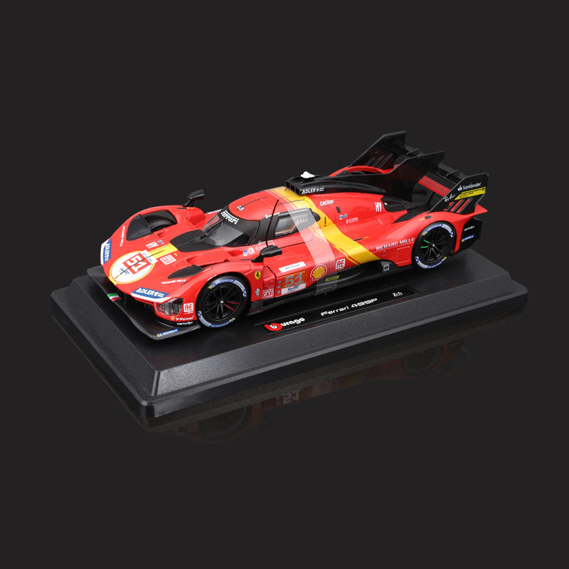 Bburago 1:24 Ferrari Le Mans 499P Die cast Model Car MODCOLS