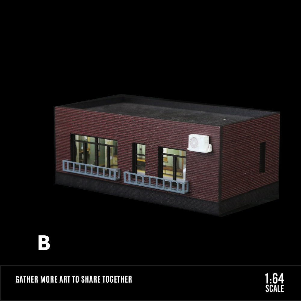 MoreArt 1:64 Building Block Scene Model Diecast Display Diorama MODCOLS