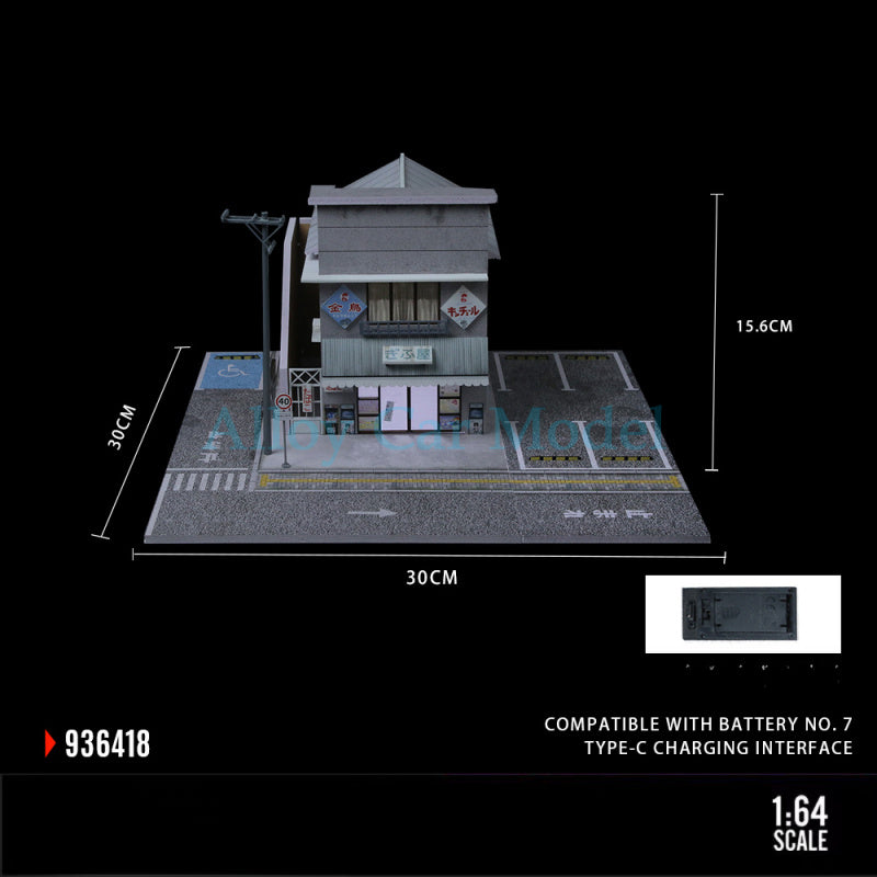 MoreArt 1:64 Japanese Candy Shop Scene Lighted Version MODCOLS