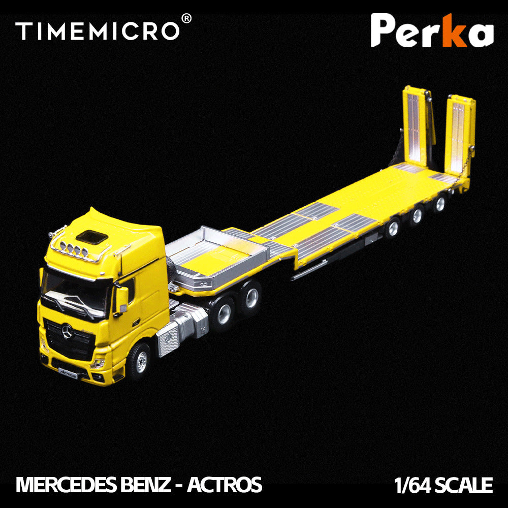 TimeMicro & Perka 1:64 Flatbed Transport Truck Die Cast Model MODCOLS
