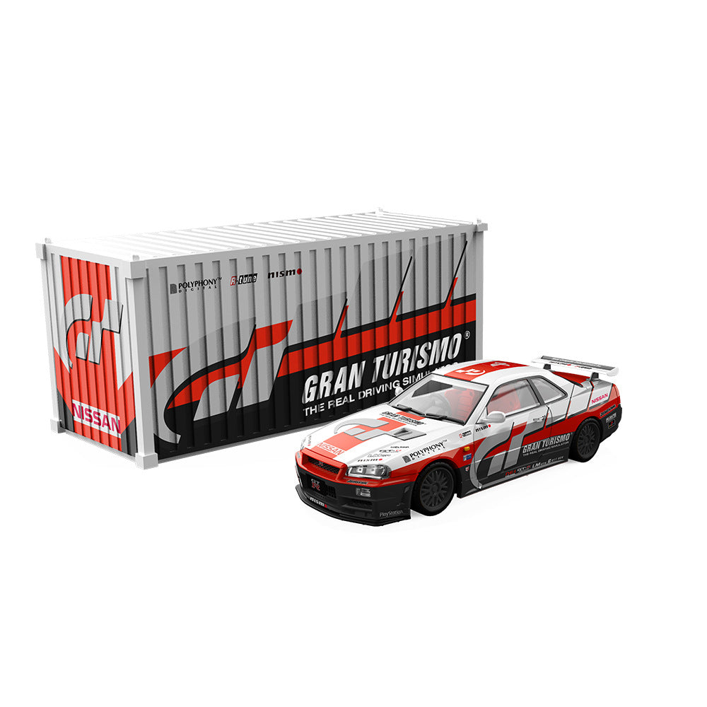 COOL ART 1:64 GT R R34 Racing Decal Edition Diecast Model MODCOLS