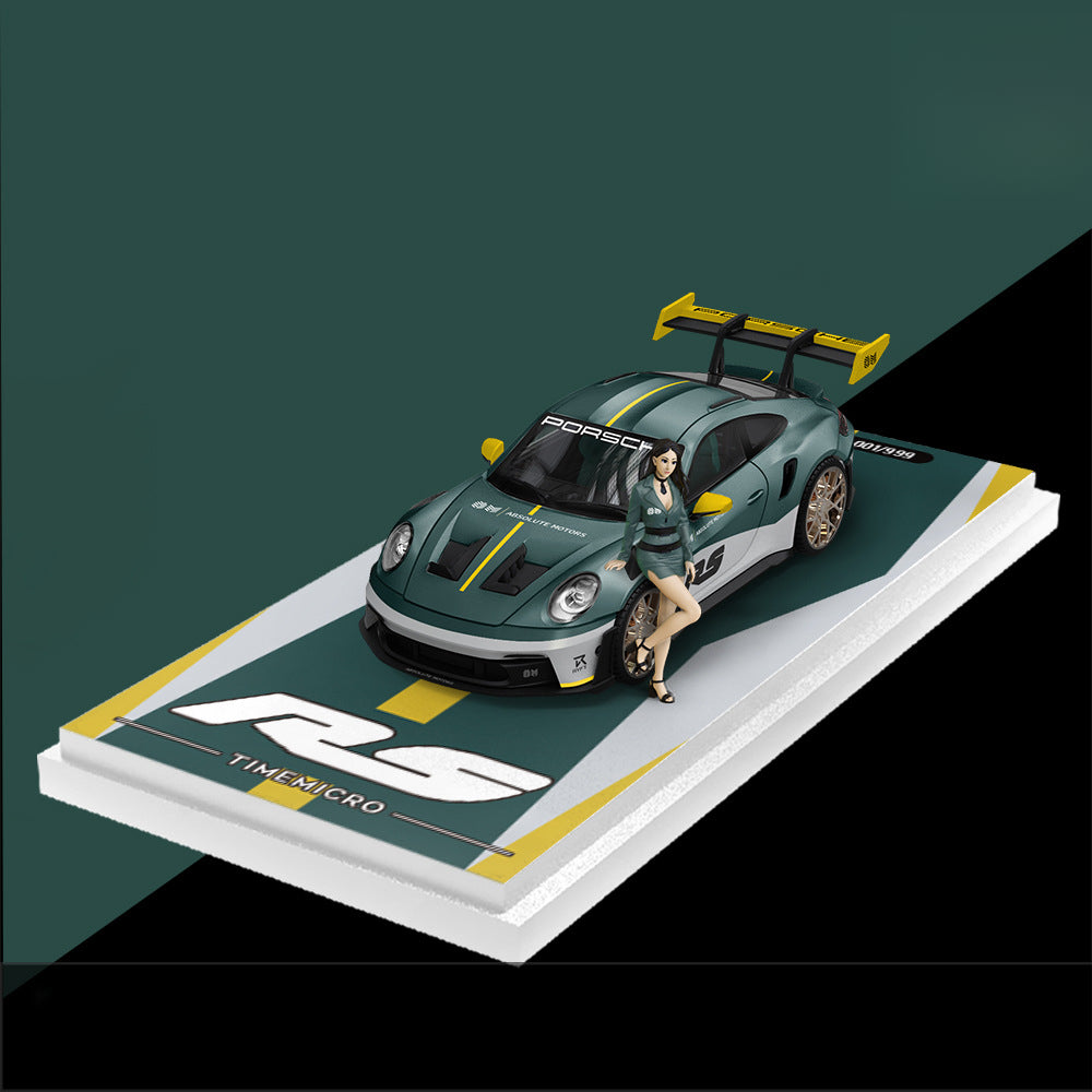 TIMEMICRO 1:64 Porsche 992 GT3 RS Diecast Model