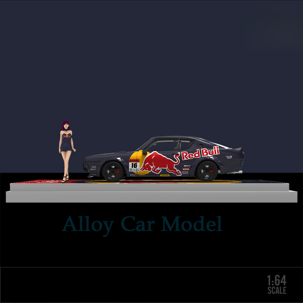 TimeMicro 1:64 KPGC110 Red Bull Livery Diecast Model MODCOLS