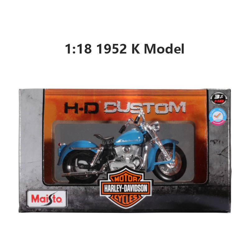 Maisto 1:18 Harley Davidson 2018 CVO Breakout Springer Die cast Motorcycle Model with Base MODCOLS