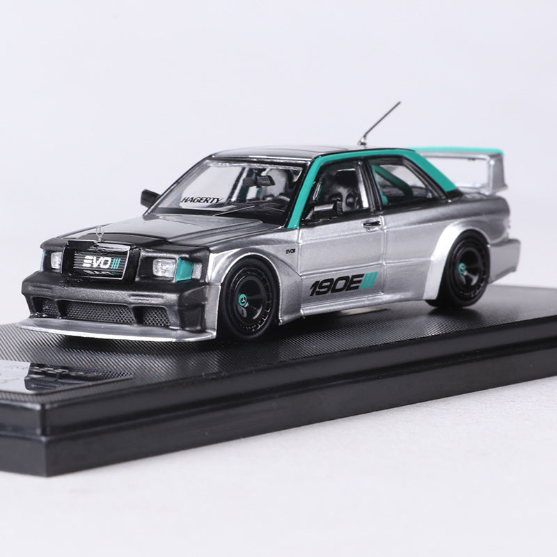 RM Rhino 1:64 Mercedes Benz 190E EVO II Widebody Custom Diecast Model MODCOLS