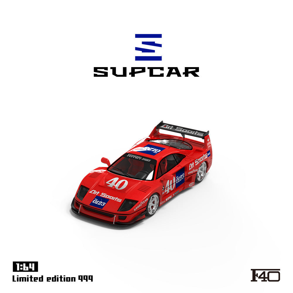 UPCAR 1:64 F40 Racing Livery Diecast Model MODCOLS