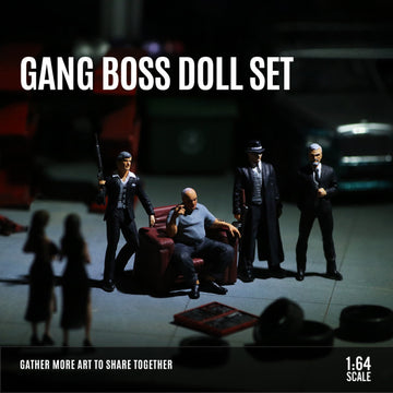 MoreArt 1:64 Gang Leader Figure Set Resin Model MODCOLS