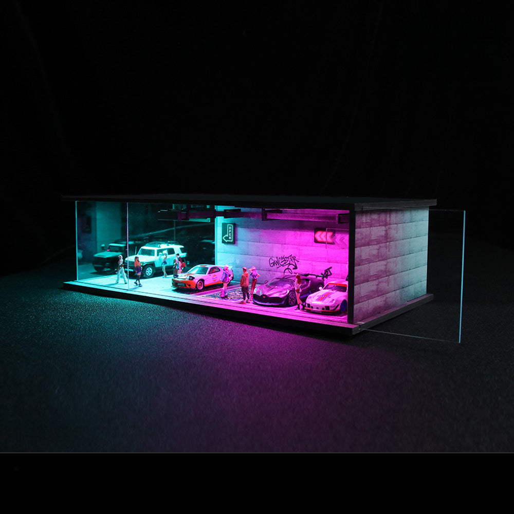 MoreArt 1:64 Cyberpunk Series Light-Up Diorama