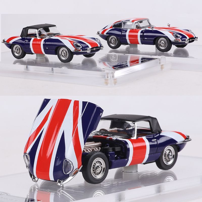 GFCC 1:64 Jaguar E Type Diecast Model Car MODCOLS