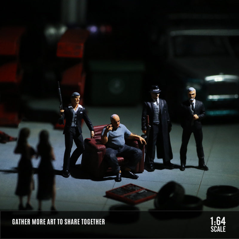MoreArt 1:64 Gang Leader Figure Set Resin Model MODCOLS