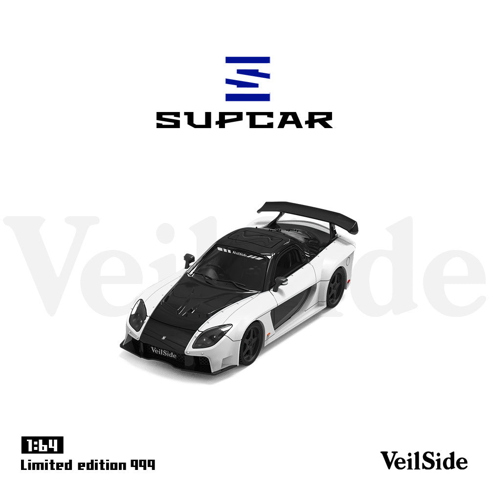 SUPCAR 1:64 RX 7 Veilside Solid Color Diecast Model MODCOLS