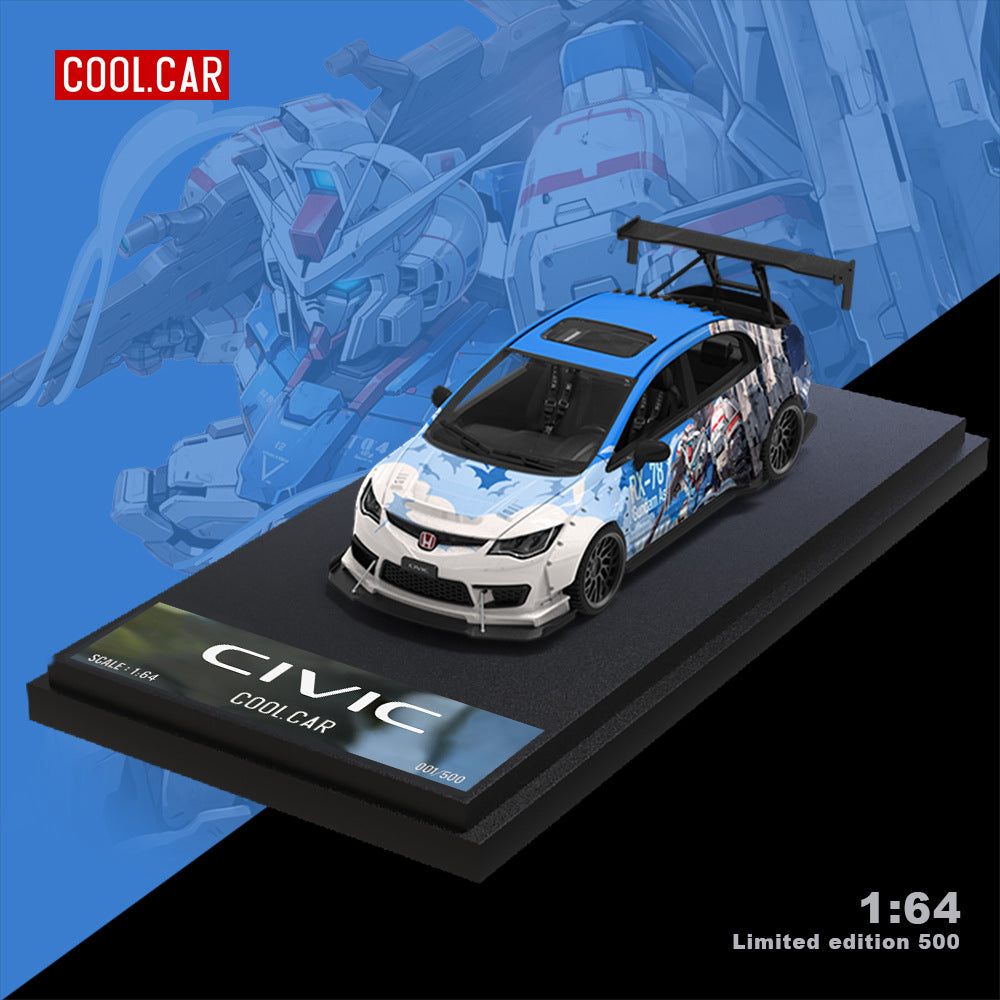 Cool Car 1:64 Honda Civic Custom Mecha Series Diecast Model MODCOLS
