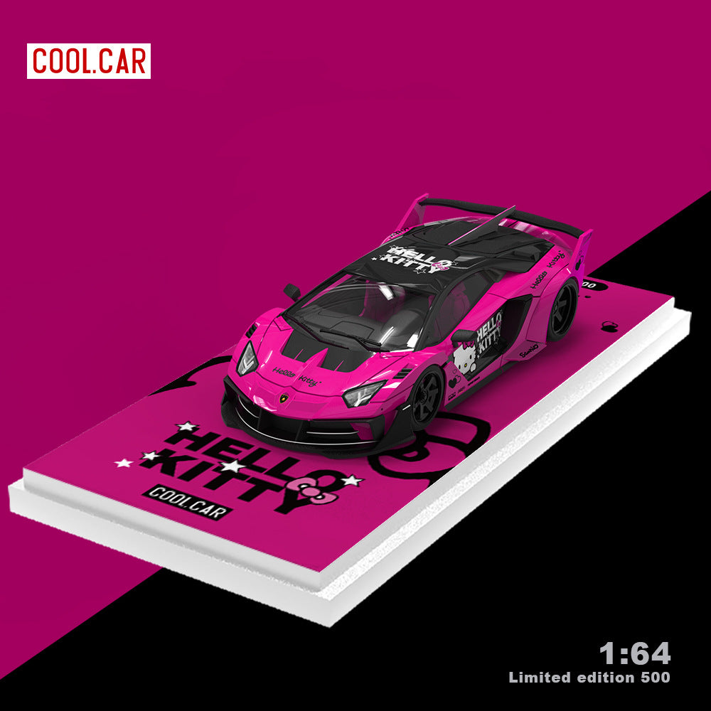 CoolCar 1:64 Lamborghini Kitty Pink Series Diecast Model MODCOLS