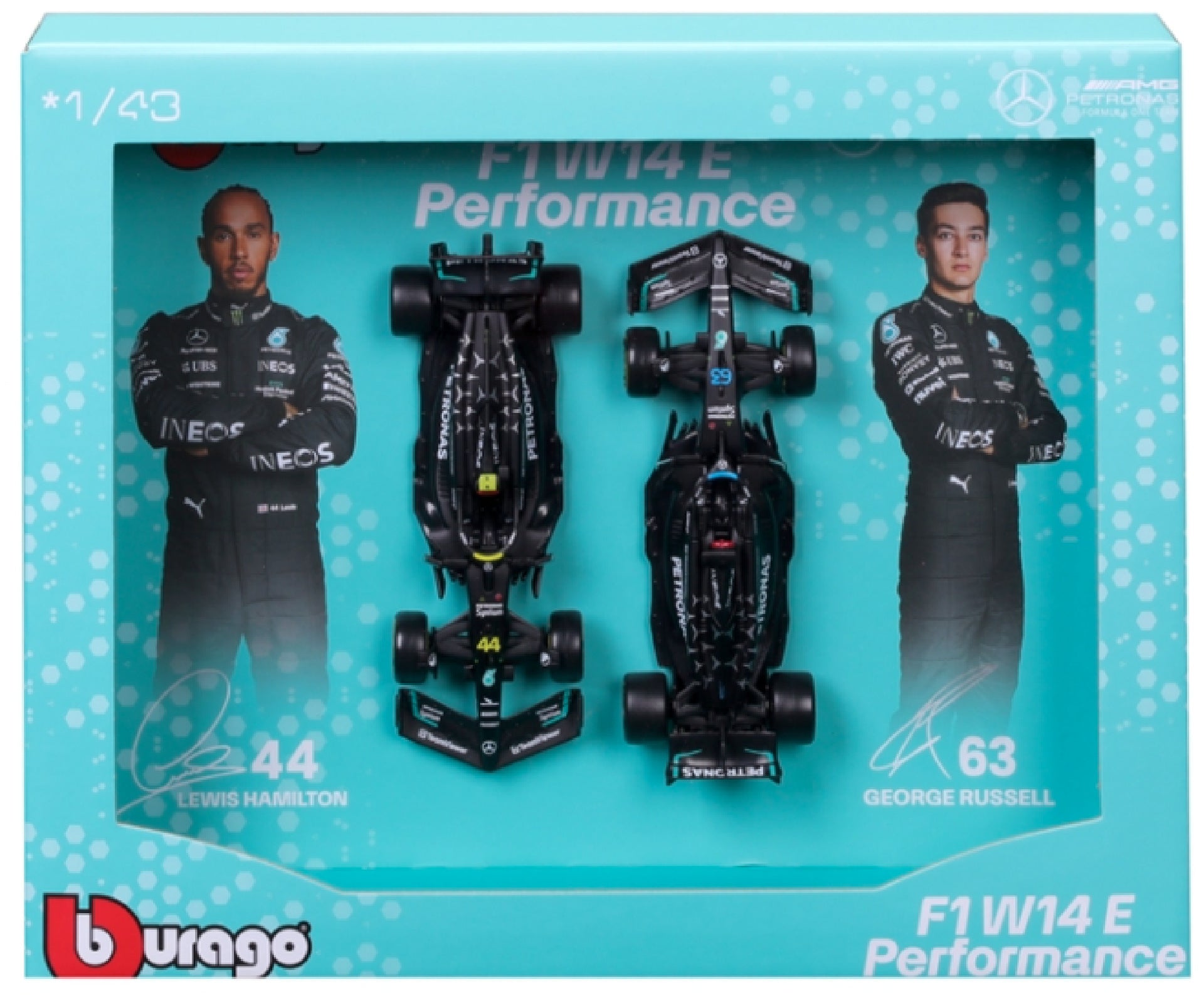 Bburago 1:43 F1 Diecast Car Models MODCOLS