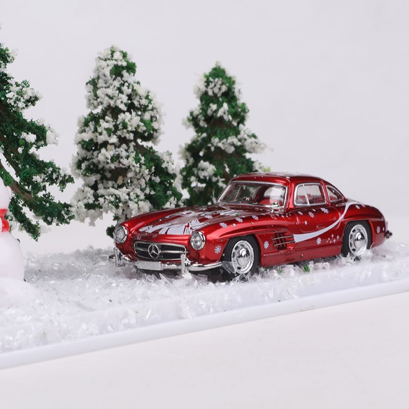 SEEKER 1:64 Mercedes Benz 190SL Diecast Model – Christmas Scene Edition MODCOLS