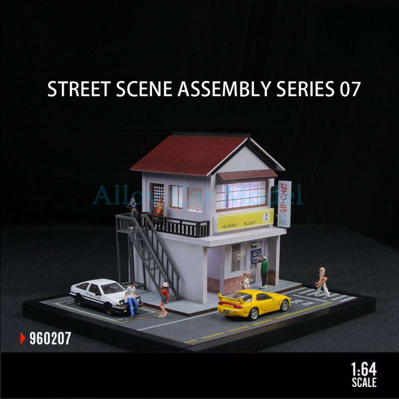 MoreArt 1:64 Street Scene Light Up Diorama Series 07 MODCOLS