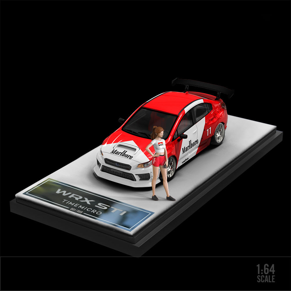 TimeMicro 1:64 Subaru WRX STI Marlboro JPS Livery Die MODCOLS