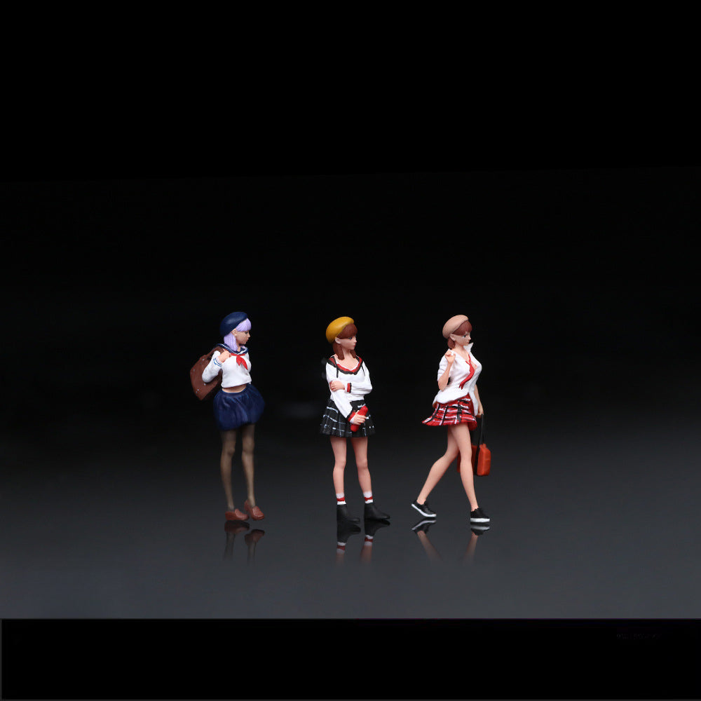 MoreArt 1:64 JK Girl Resin Figurine – Collectible Miniature