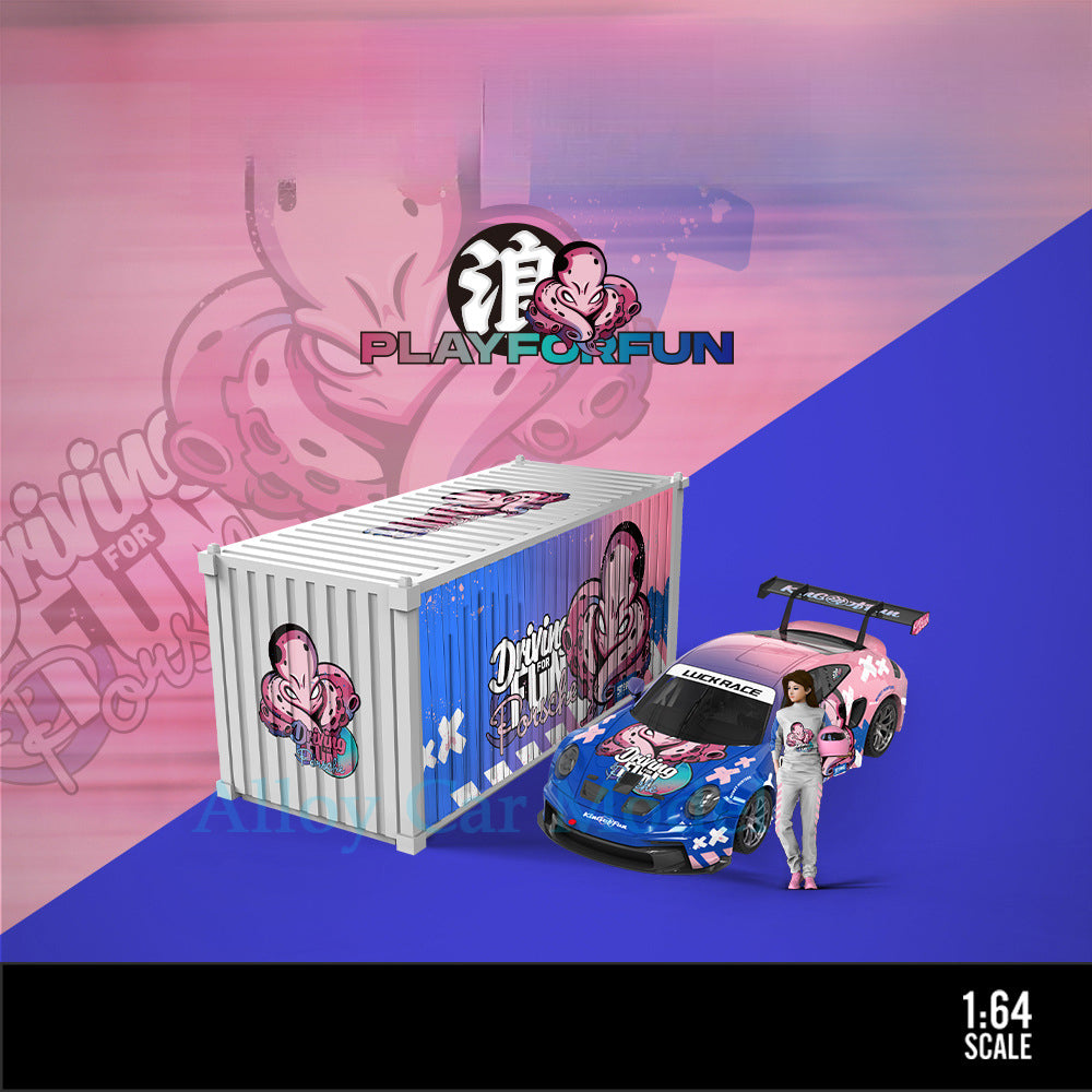 MD & LUCK RACE Original 1:64 Porsche 911 GT3 Diecast Model MODCOLS