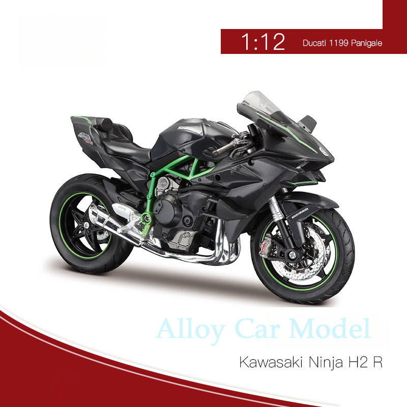 Maisto 1:12 BMW Ducati Yamaha Kawasaki H2R Die cast Motorcycle Model MODCOLS