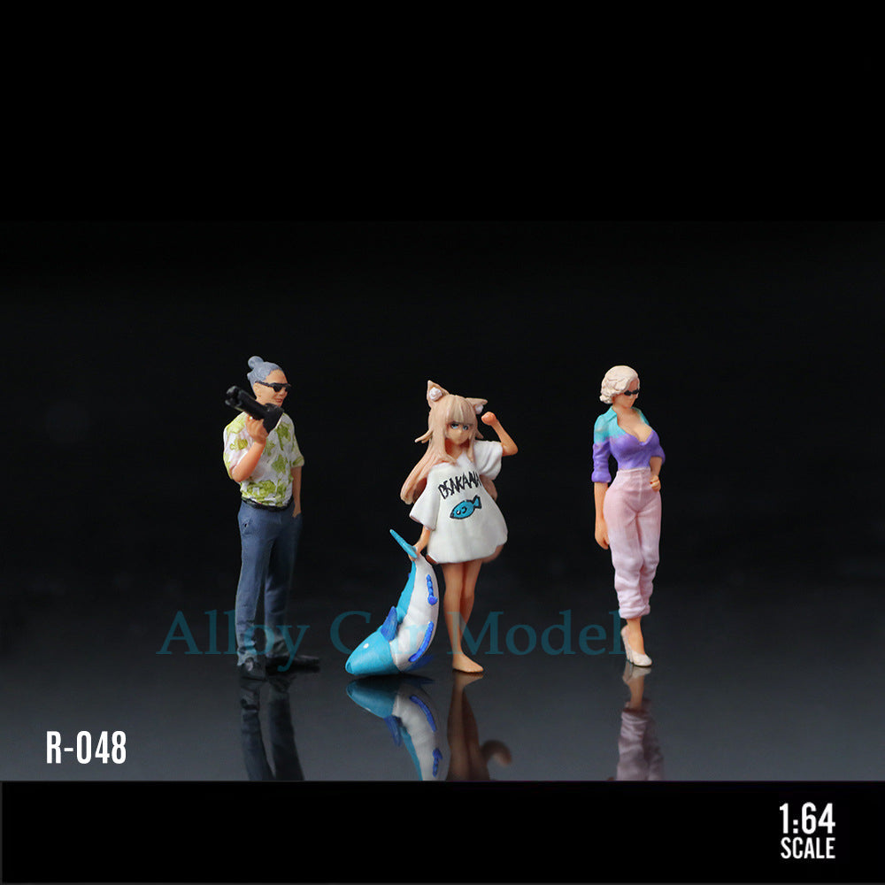 MoreArt 1:64 Anime Girl Photographer Resin Figure Set MODCOLS