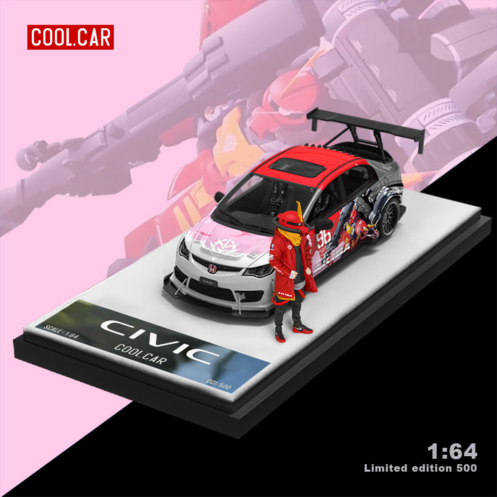 Cool Car 1:64 Honda Civic Custom Mecha Series Diecast Model MODCOLS