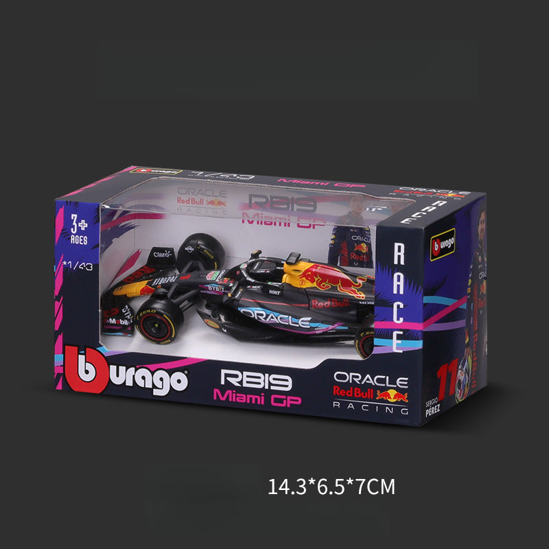 Bburago 1:43 Red Bull RB19 Miami GP 2023 F1 Diecast Model MODCOLS