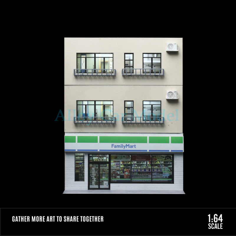 MoreArt 1:64 Building Block Scene Model Diecast Display Diorama MODCOLS