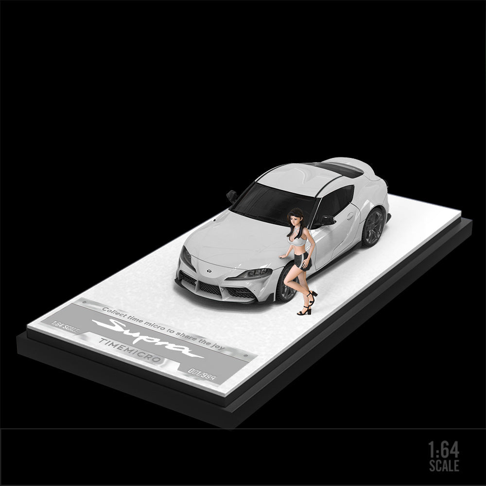 TimeMicro 1:64 Toyota A90 Plain Color Die Cast Alloy Model MODCOLS
