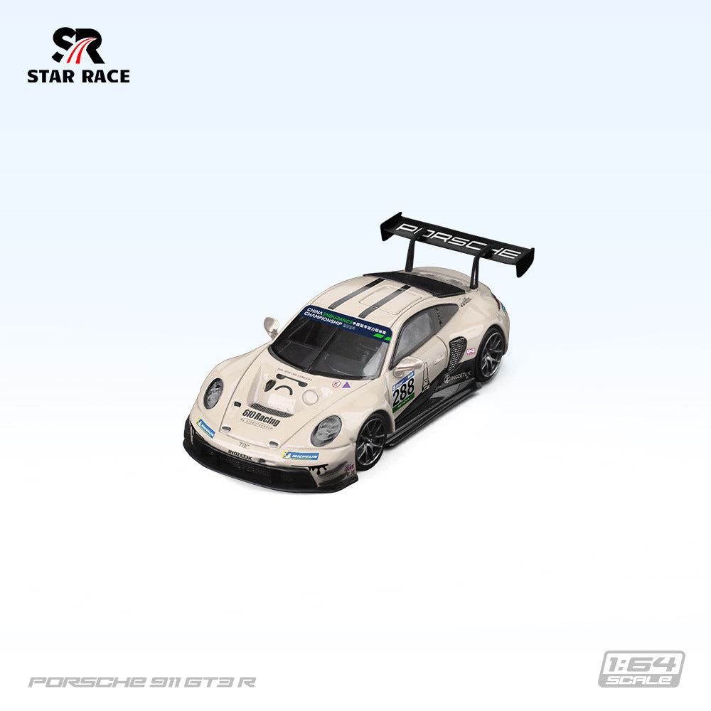 SR 1:64 STAR RACE Porsche 911 GT3 No.15 Blue Diecast Model MODCOLS