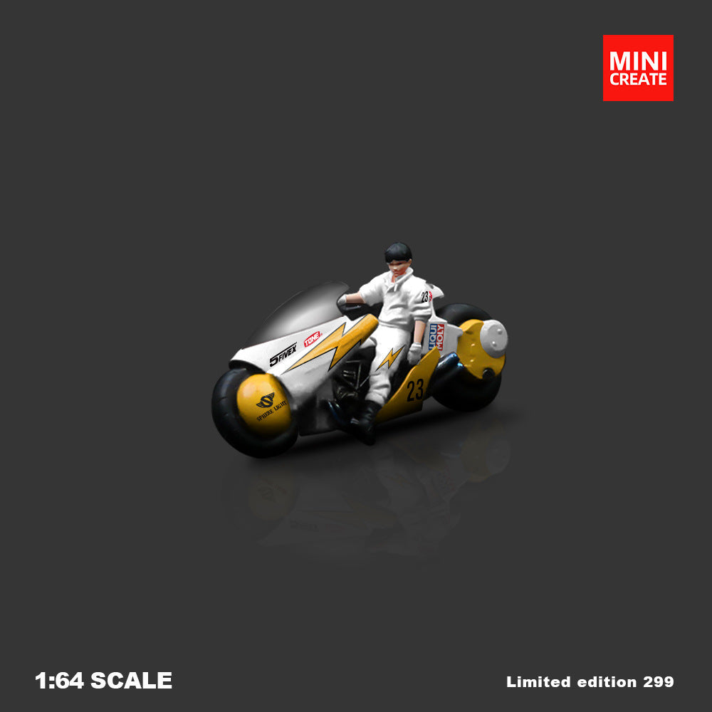 MINI Create 1:64 Lightning Couture Limited Akira Motorcycle Set MODCOLS