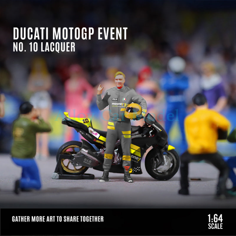 MoreArt 1:64 Ducati MOTOGP No.10 Rider Figure Resin Set MODCOLS