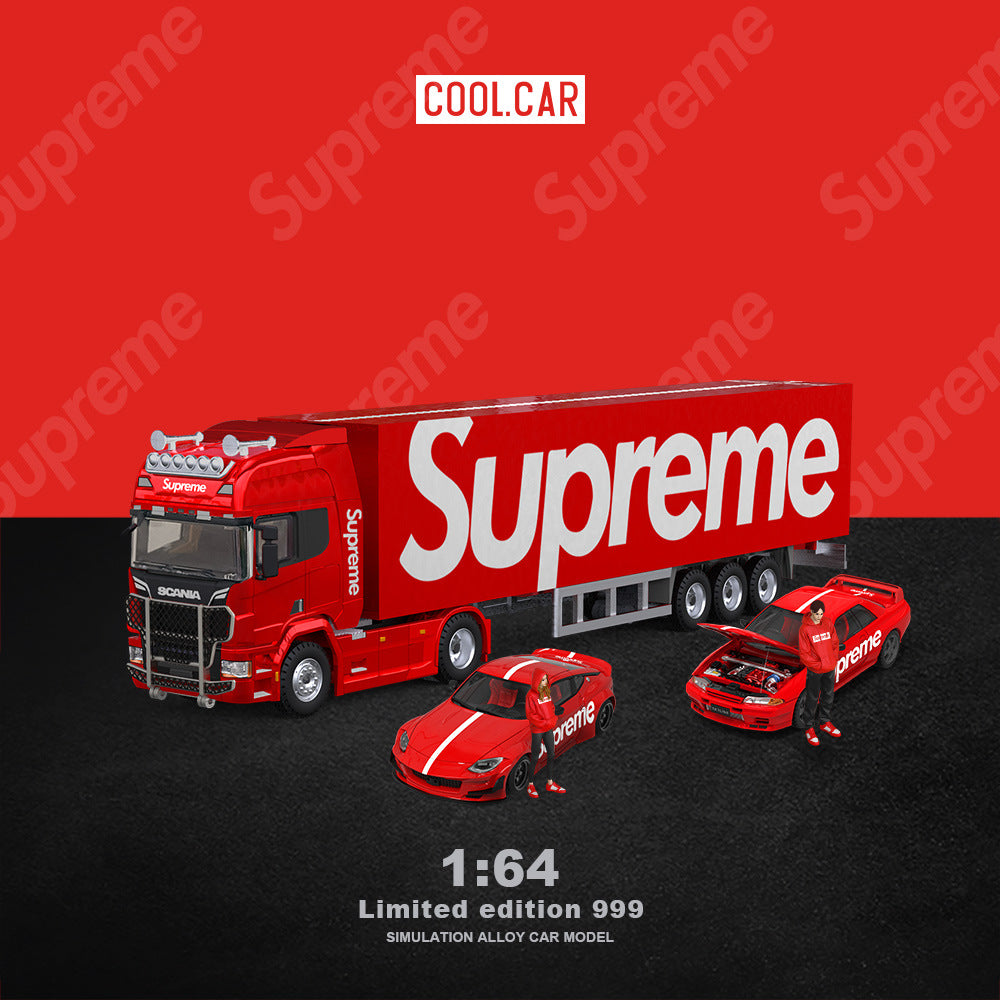 CoolCar 1:64 Nissan 400Z GTR32 Scania Truck Diecast MODCOLS
