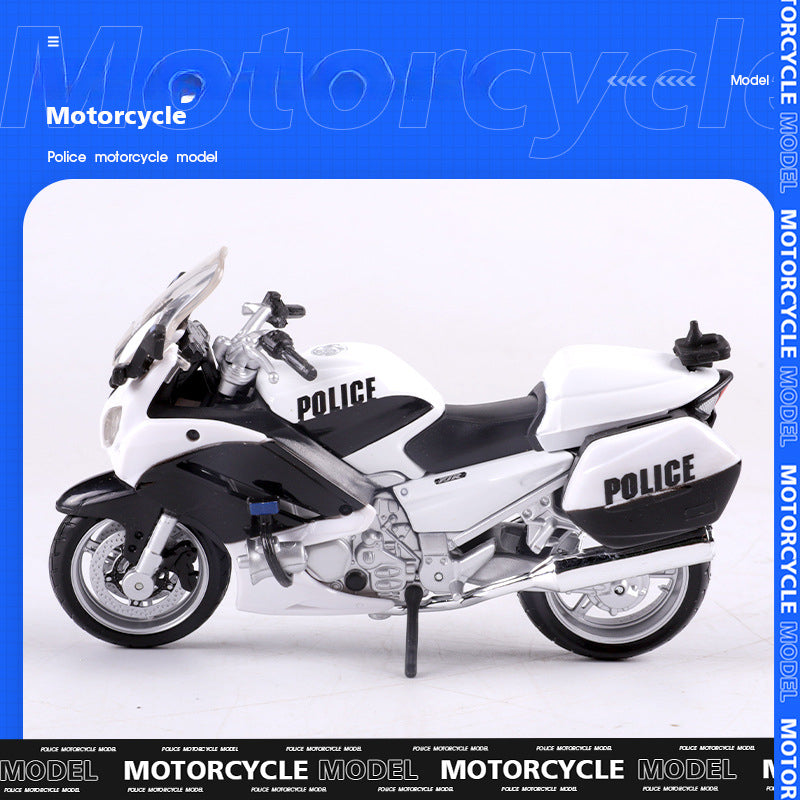 Maisto 1:18 BMW R1200RT & Yamaha FJR1300A Police Motorcycle Models MODCOLS