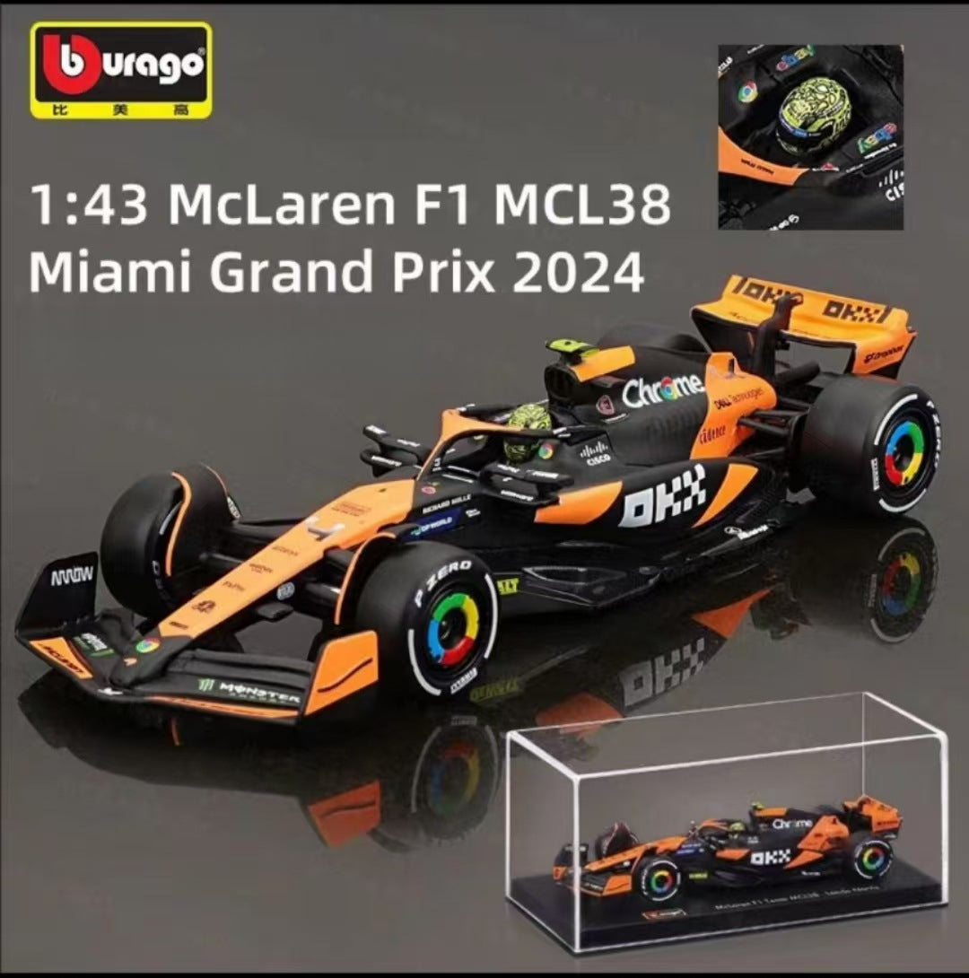 Bburago 1:43 McLaren MCL60 2023 F1 Die cast Model Car Formula 1 Collectible MODCOLS
