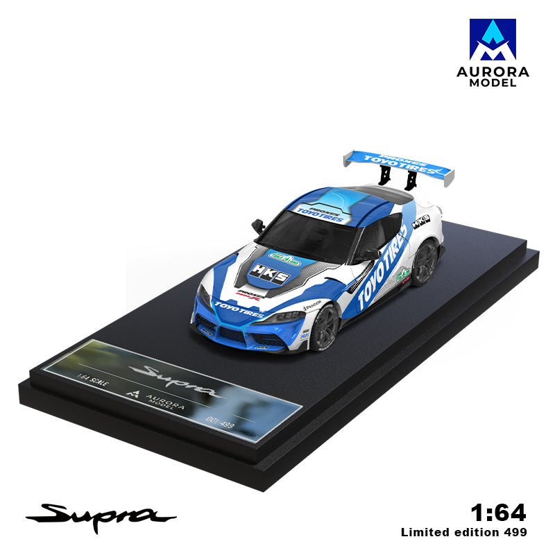 1:64 AM Toyota Supra A90 Toyo Tires D1GP Drift Car Diecast Model MODCOLS