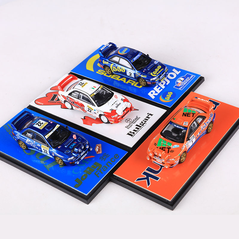 Fineworks 1:64 Subaru WRC Rally Car Diecast Model MODCOLS