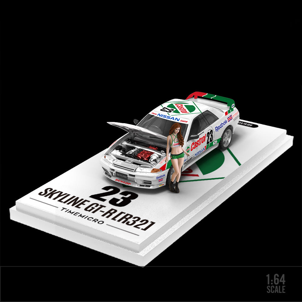 TimeMicro 1:64 Nissan GTR R32 Racing Livery Diecast Model MODCOLS