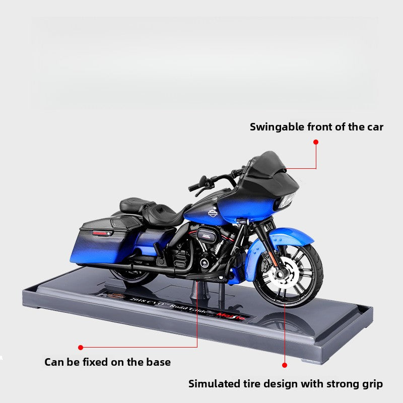 Maisto 1:18 Harley Davidson 2018 CVO Breakout Springer Die cast Motorcycle Model with Base MODCOLS