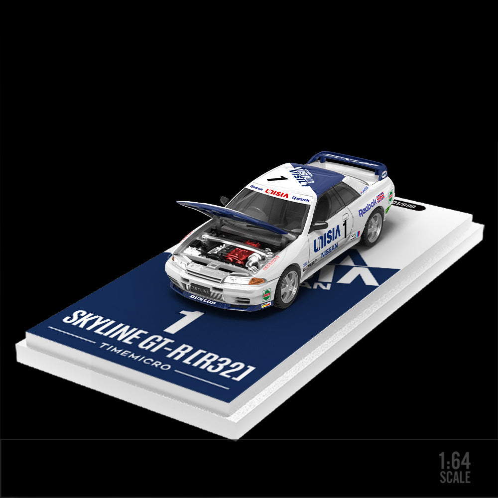 TimeMicro 1:64 Nissan GTR R32 Racing Livery Diecast Model MODCOLS