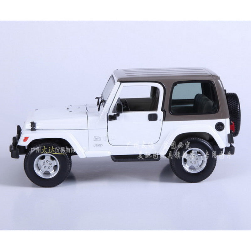 Maisto 1:18 Jeep Wrangler Sahara Diecast SUV Model MODCOLS