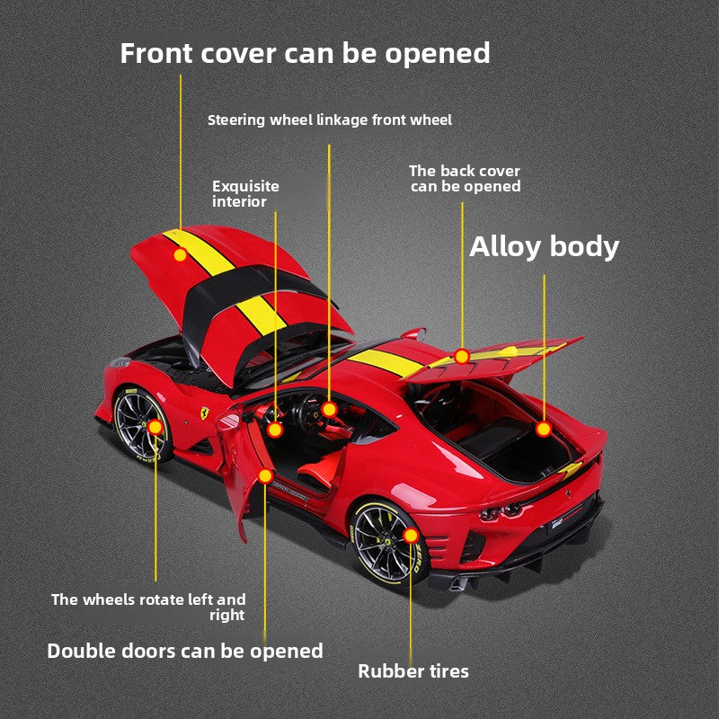 Bburago Ferrari 1:18 Simulation Alloy Car Model Model Collection Gift Decoration MODCOLS