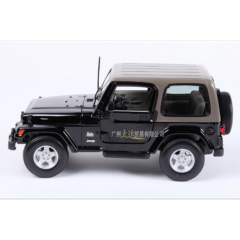 Maisto 1:18 Jeep Wrangler Sahara Diecast SUV Model MODCOLS
