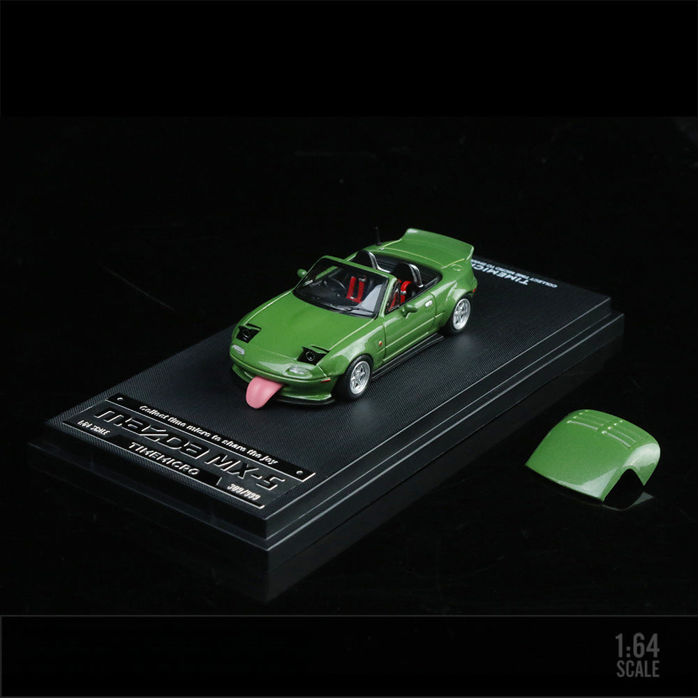 TimeMicro 1:64 Mazda MX5 Solid Color Diecast Model