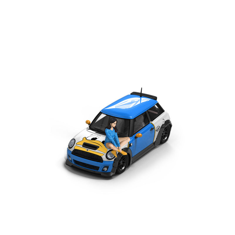 TimeMicro 1:64 BMW MINI COOPER Donald Duck Diecast Model MODCOLS