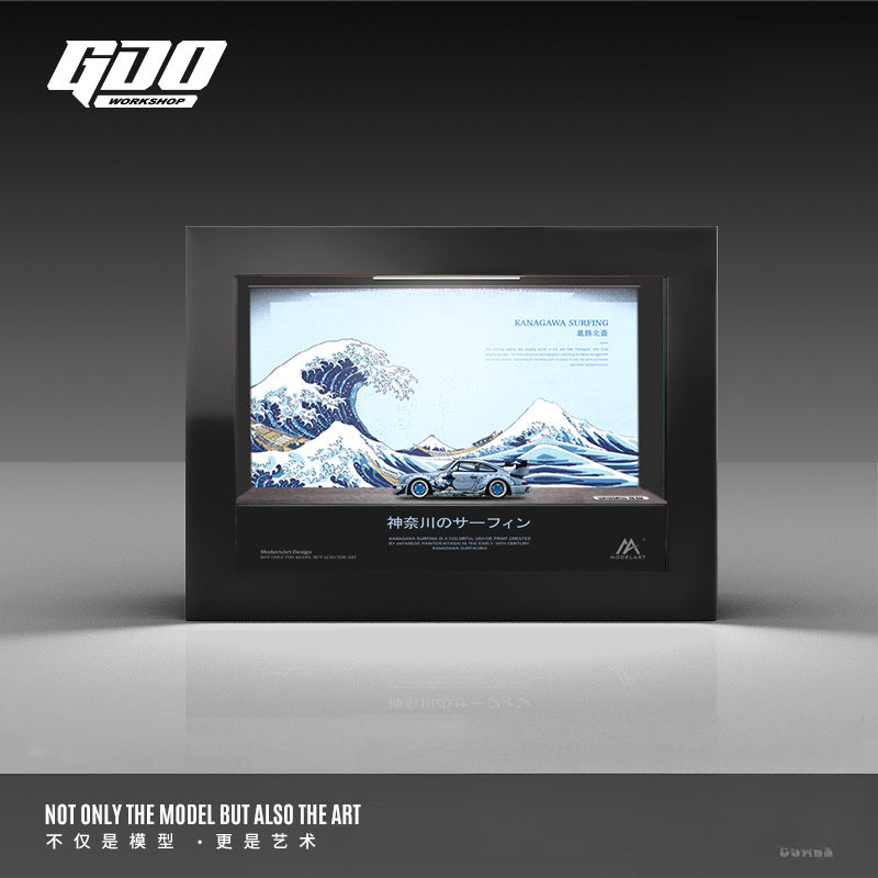 TM X GDO 1:64 RWB964 The Great Wave off Kanagawa Die cast Model MODCOLS